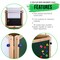 Three Sided Art Station, Wooden Activity Easel with Paper Roll & Shelf - Easel for Drawing, Magnetic Whiteboard, Chalkboard Artist Station & Plastic Paint Cups